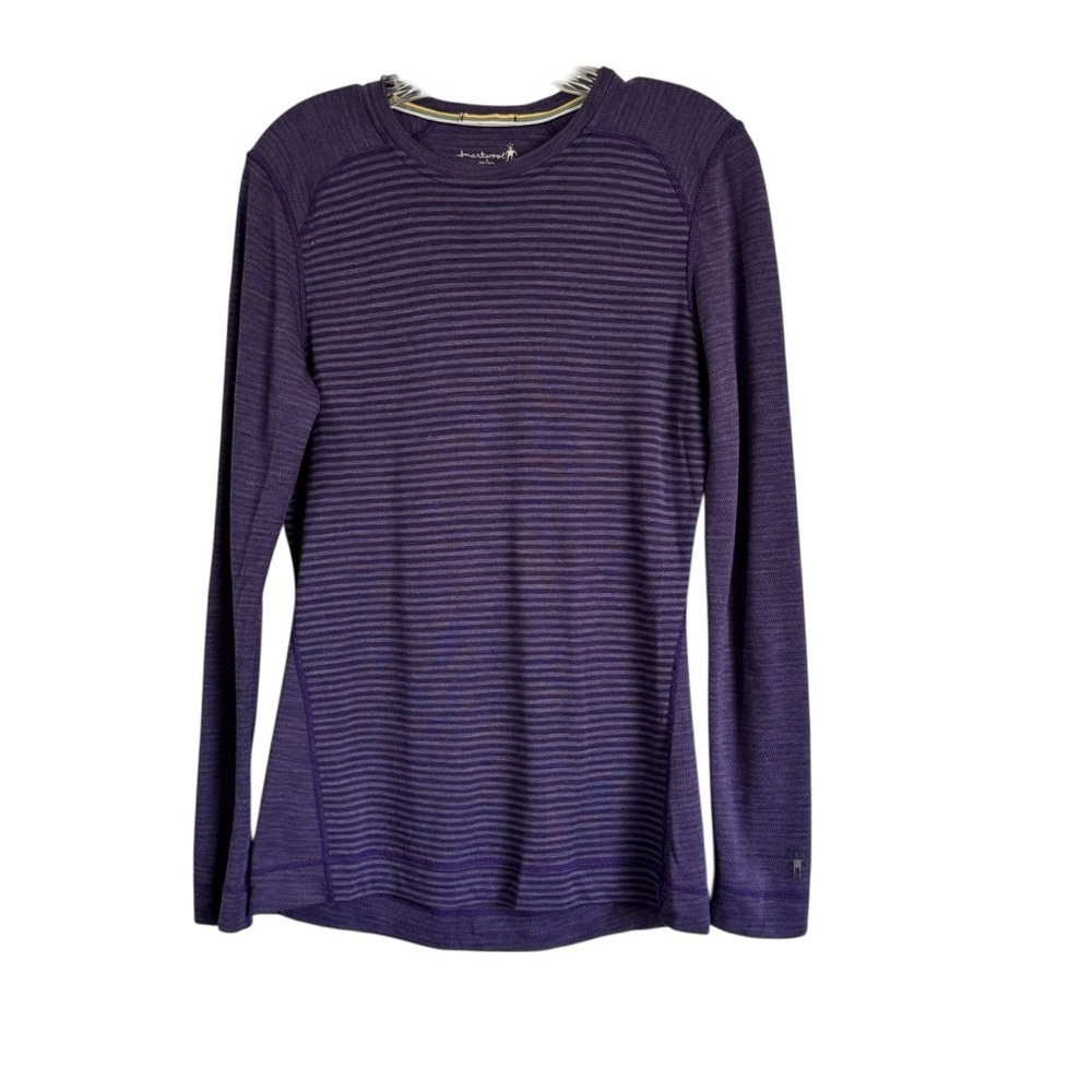 Smartwool Women's Classic Thermal Merino Base Layer Crew Purple Size Large